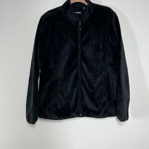 Ladies' Voyage Fleece Jacket - BLACK - SWITCHER size XXL
